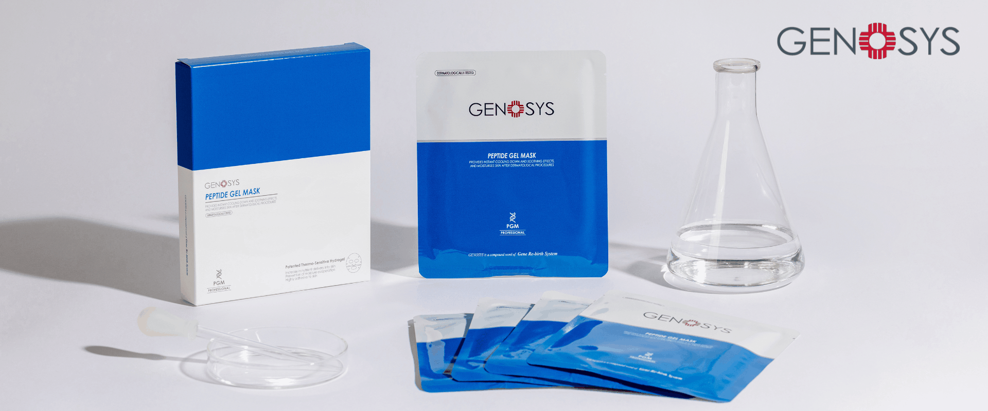 Peptide Gel Mask genosys baner 1920x800